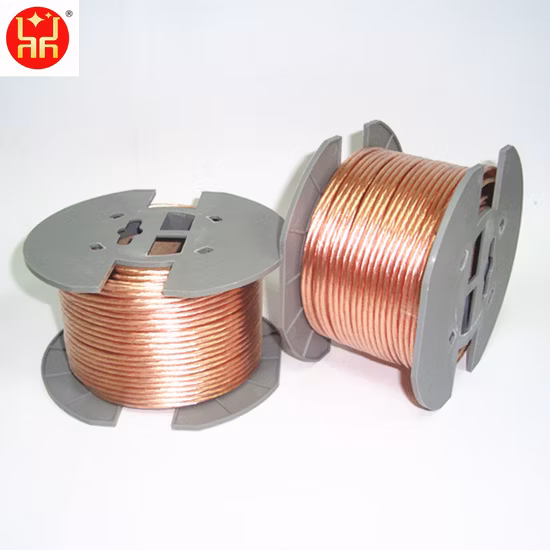 14AWG Car Audio Speaker Cable 2.5mm CCA Frosted Flexible Transparent Speaker Cable Wire