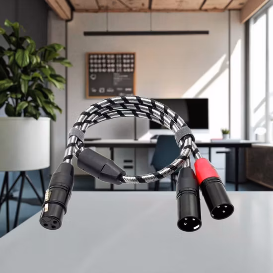 Double Shielded Extension Spiral Cable Roll Outdoor Factory Bulk Low Noise Flexible Microphone Cable Wire
