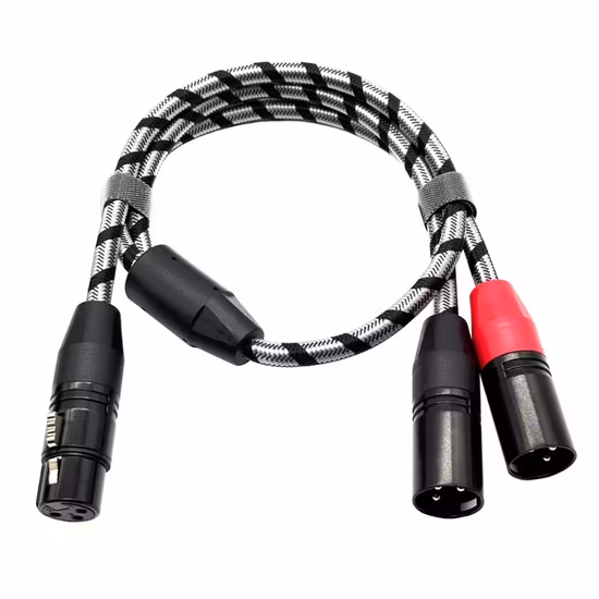 Double Shielded Extension Spiral Cable Roll Outdoor Factory Bulk Low Noise Flexible Microphone Cable Wire