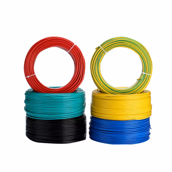 Venta caliente Conductor de cobre revestido de PVC Cable eléctrico Rvv y cable con 2/3/4/5 núcleos para transmisión de energía