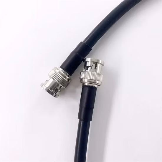 Varón del conector BNC Rg58 al cable coaxial video femenino del CCTV del cable de comunicación