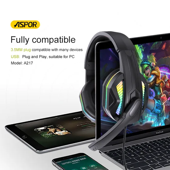 Auriculares para juegos Asport Multi